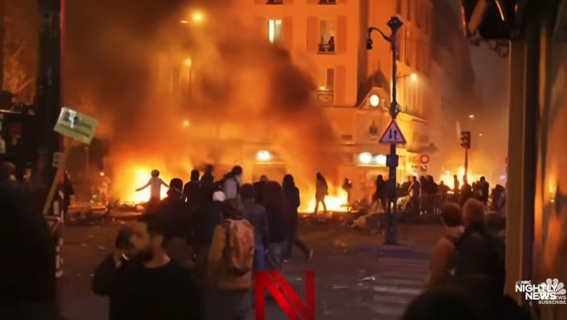 France on fire